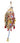 Native American Beaded & Quilled 3 Sided Bag w Bead Wrapped Long Tail