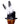 Black & White Glass Beaded Top Hat w Decorated Imitation Eagle Feathers - Decorated Feather View 