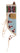 Native American Made Beaded Sheath w Knife: Hills w Blue Skies Design