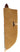 Native American Made Beaded Sheath w Knife: Hills w Blue Skies Design - Back View 