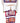 Native American Hand Beaded Crow Cradle: 3 Band Beadwork on White Leather - Front View 
