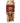 Native American Hand Beaded Belt Bag: Red & Topaz
