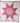 Native American Made Baby Size Star Quilt: 47 x 49 inches