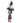 Native American Hand Beaded Doll: Blue Buffalo Spirit Warrior - Back View 