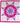 Native American Made Baby Size Star Quilt: Kaleidoscope (40 x 41 inches)