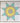 Native American Made Baby Size Star Quilt: Meadow Flowers (41 x 41 inches)
