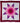 Native American Made Baby/Crib Size Star Quilt: Ribbons & Bows (47 x 47 inches)