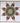 Native American Made Baby Size Star Quilt: Sherlock Holmes (40 x 41 inches)