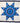 Native American Made Full Size Star Quilt: Blue Moon (76 x 82 inches)