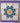 Native American Made Full Size Star Quilt: Meadow Flowers (75 x 86 inches)