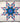 Native American Made Full Size Star Quilt: Sugar Skies (74 x 87 inches)