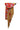 Native American Hand Decorated Old West Style Gun Holster: Quilled & Beaded w Fringe