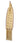 Native American Hand Beaded PipeBag: Cheyenne Pink w Beaded Rosettes - Back View 