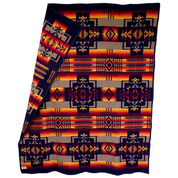 Pendleton Blanket: Chief Joseph Collection, Indigo – Prairie Edge