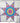 Native American Made Full Size Star Quilt: Aurora (73 x 83 inches)