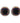 Native American Hand Beaded Earrings: Black Turtle Rounds