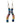 Native American Hand Quilled Earrings: Blue Stripes