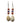 Native American Hand Quilled Earrings: Purple, Pink, & White w/ Cowry Shells