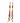 Native American Hand Beaded Earrings: Soft Sand Dangles