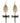 Native American Hand Made Elk Antler Earrings: Chrome Dragonflies