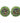 Native American Hand Beaded Post Style Earrings: Green Multi-Rounds