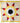 Native American Made Crib Size Star Quilt: Four Directions (49 x 45 inches)
