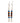 Native American Hand Beaded Earrings: Pearl White Stems