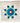 Native American Made Full Size Star Quilt: Ocean Mist (83 x 88 inches)