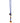 Native American Hand Beaded Bolo: Periwinkle Blue w/ Medicine Wheel