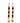 Native American Hand Quilled Earrings: Pink Crosses w/ Cowry Shells
