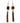 Native American Hand Made Elk Antler Earrings: Polished Cut