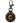 Native American Hand Beaded Keychain: Plum Blossom