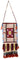 Native American Hand Quilled Mirror Bag: Red, Yellow, Green Combo front