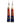 Native American Hand Quilled Earrings: Blue, Red, & Yellow Combo