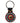 Native American Hand Beaded Keychain: Aqua Twilight