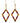 Native American Hand Quilled Earrings: Sunnyside Dangles