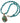 Native American Hand Made Necklace: Asymmetrical Turquoise
