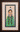 "Green Shawl," Native American ledger art by Lorri Ann Two Bulls.
